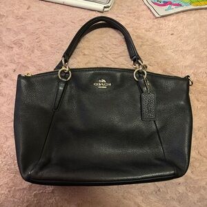 Coach Leather Pebble Satchel Bag